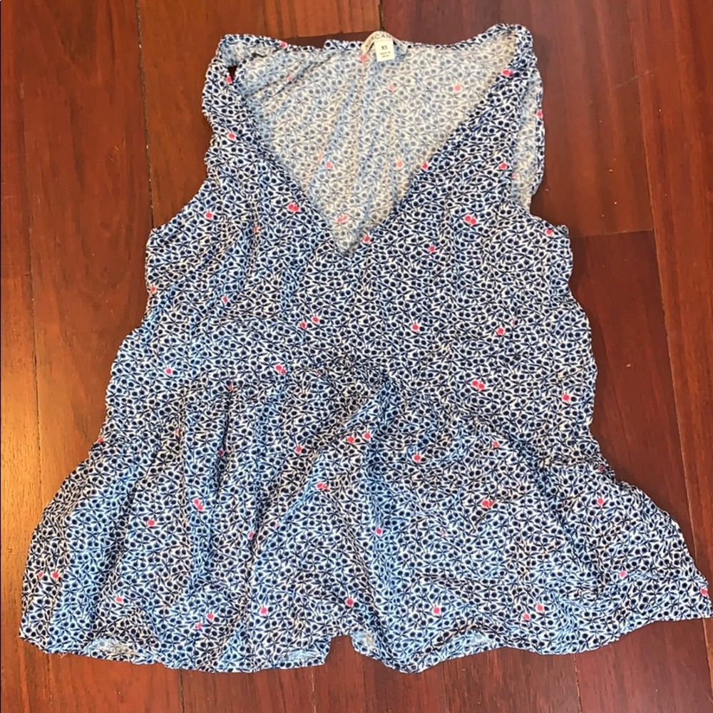 Jcrew summer peplum shirt